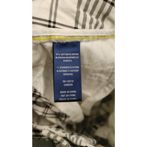 Jack Nicklaus Capri Pants Golf Athletic Casual Sz 8 Checkered - Picture 5 of 5